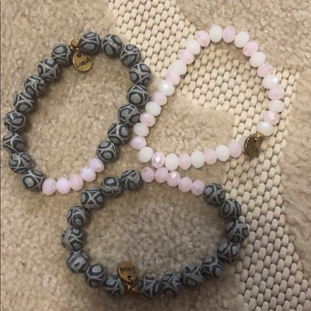 Erimish bracelets.